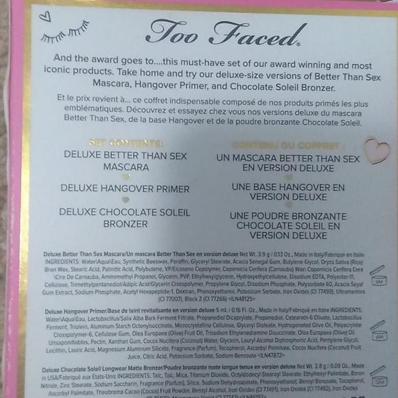 BNWT Too Faced MINIS SET - Picture 2 of 5